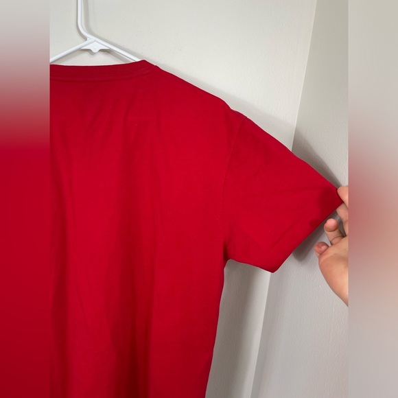 R.Lauren Jersey Pocket Red T-Shirt Polo Men's Cotton Size M - Picture 10 of 14